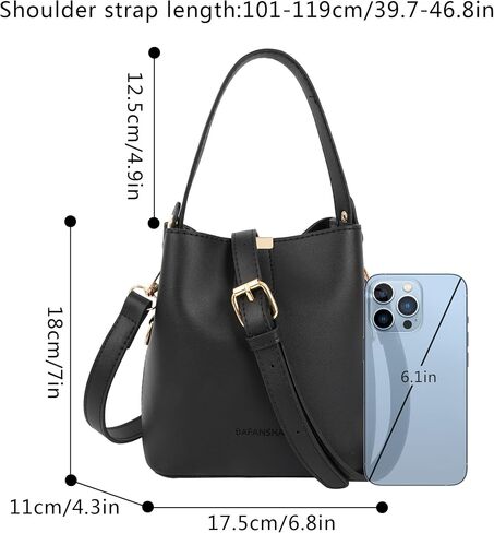 LABANCA Women Retro Alligator Bucket Bags Crocodile Pattern Designer Shoulder Bag Ladies PU Purse Crossbody Wallet Bag in Kuwait