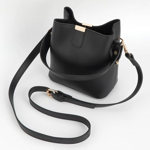 LABANCA Women Retro Alligator Bucket Bags Crocodile Pattern Designer Shoulder Bag Ladies PU Purse Crossbody Wallet Bag in Kuwait