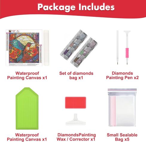 MAXBYE Hummingbirds Diamond Art Painting Kits for Adults Beginners, Red Flowers DIY Round 5D Diamond Art Kits for Adults, Full Drill Diamonds Gem Art Kits for Home Wall Decor 12x12inch in Saudi Arabia