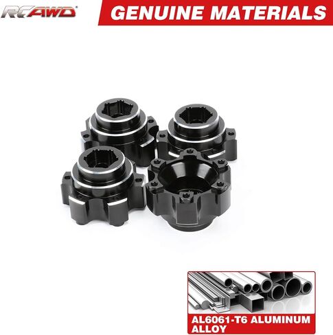 RCAWD for Pro-Line 1/10 6x30 إلى 12 مللي متر محولات سداسية لعجلة الألومنيوم (عريضة) ترقيات الأجزاء #PRO633701 in Saudi Arabia