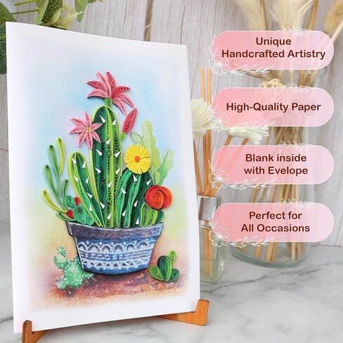 KingKraft Birthday Card for Women, Happy Birthday Card for Mom, Sister, Daughter, Sunflower Quilling Card, Anniversary Card for Wife, Thinking of You, Valentines Day Card, Mothers Day Card in Kuwait