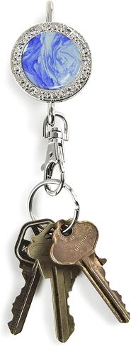 Finders Key Purse - Women’s Key Finder, Key Holder, Key Ring, Cute Keychain, Keychain, Accessories, Car Keys Keychain, Key Hook, Bling, Black & Silver in Saudi Arabia