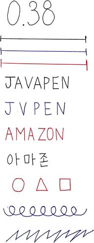 JVPEN Ballpoint Pen Office Supplies - Consistent Smooth Writing, Jet-line series, no smudge, smooth writing pens, for teacher, study, work place, business, Vivid Ink (0.7mm Black_12Pack) in Kuwait