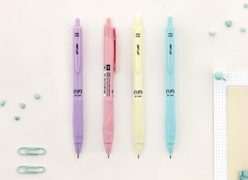 JVPEN Ballpoint Pen Office Supplies - Consistent Smooth Writing, Jet-line series, no smudge, smooth writing pens, for teacher, study, work place, business, Vivid Ink (0.7mm Black_12Pack) in Kuwait