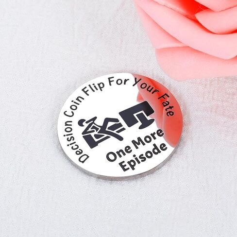Valentines Gifts for Him Her Girlfriend Boyfriend Funny Stocking Stuffers for Teenage Boy Girls Gifts Idea Christmas Women Men Double-Sided Decision Coin for Daughter Son TV Lovers Friends Birthday in Saudi Arabia