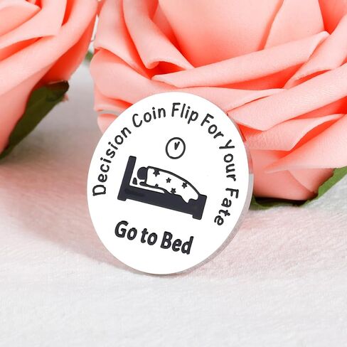 Valentines Gifts for Him Her Girlfriend Boyfriend Funny Stocking Stuffers for Teenage Boy Girls Gifts Idea Christmas Women Men Double-Sided Decision Coin for Daughter Son TV Lovers Friends Birthday in Saudi Arabia