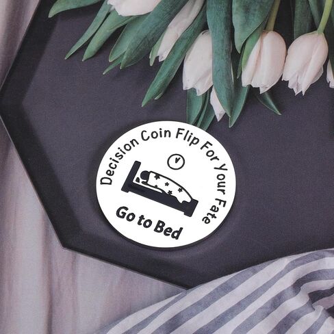 Valentines Gifts for Him Her Girlfriend Boyfriend Funny Stocking Stuffers for Teenage Boy Girls Gifts Idea Christmas Women Men Double-Sided Decision Coin for Daughter Son TV Lovers Friends Birthday in Saudi Arabia