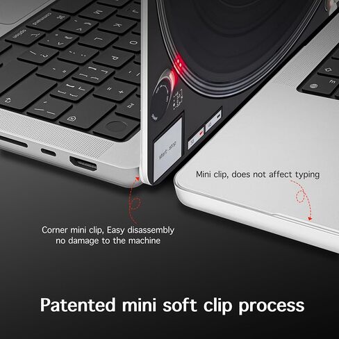 for MacBook Pro 16 inch Case 2021 2022 2023 2024 Release A3186 A3403 M4 A2991 M3 A2780 M2 A2485 M1 Pro/Max, Hard Shell Case with Screen Protector & Keyboard Cover, DJ Turntable in Saudi Arabia