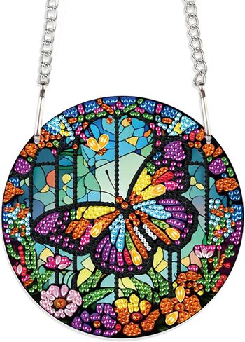 JISHSHAY الماس اللوحة قلادة 5D DIY قزم الجنية الملاك الماس الفن الرياح الرنين خاص على شكل كريستال كريستال Suncatcher حديقة الرياح الدقات الرياح الدقات في الهواء الطلق حديقة الماس الفن Keyrings ديكور in Kuwait