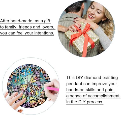 JISHSHAY الماس اللوحة قلادة 5D DIY قزم الجنية الملاك الماس الفن الرياح الرنين خاص على شكل كريستال كريستال Suncatcher حديقة الرياح الدقات الرياح الدقات في الهواء الطلق حديقة الماس الفن Keyrings ديكور in Kuwait