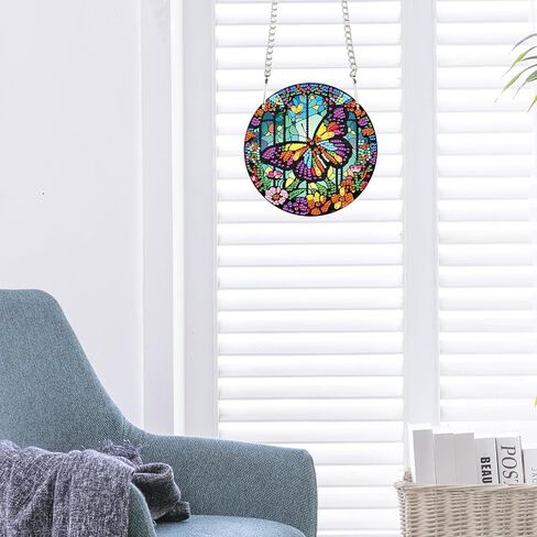 JISHSHAY الماس اللوحة قلادة 5D DIY قزم الجنية الملاك الماس الفن الرياح الرنين خاص على شكل كريستال كريستال Suncatcher حديقة الرياح الدقات الرياح الدقات في الهواء الطلق حديقة الماس الفن Keyrings ديكور in Kuwait