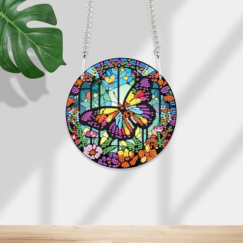 JISHSHAY الماس اللوحة قلادة 5D DIY قزم الجنية الملاك الماس الفن الرياح الرنين خاص على شكل كريستال كريستال Suncatcher حديقة الرياح الدقات الرياح الدقات في الهواء الطلق حديقة الماس الفن Keyrings ديكور in Kuwait