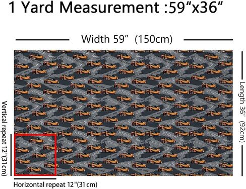 Western Cowboy Decorative Waterproof Outdoor Fabric 1 Yard for Chairs, Western Fabric by The Yard Vintage Western Cowboy Upholstery Fabric for Brown Farmhouse Outdoor Fabric in Kuwait