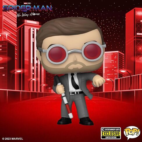 فانكو بوب! Spider-Man: No Way Home - Matt Murdock مع Brick Entertainment Earth حصريًا مع واقي العلية الخاص ببايرون in Saudi Arabia