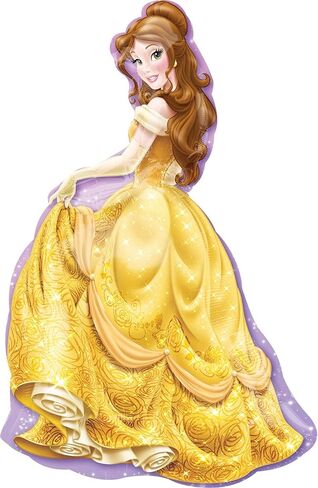 مجموعة من 12 قطعة من لوازم الحفلات من Anagram Beauty and the Beast، مجموعة بالونات عيد ميلاد الأميرة بيل من 12 قطعة in Kuwait