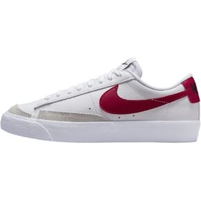 Nike Boy's Blazer Low '77 (Big Kid) Summit White/Rush Fuchsia/White 6.5 Big Kid M