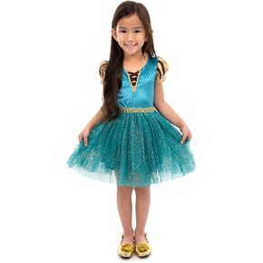 Little Adventures Medeival Princess Party Dress - Machine Washable Child Pretend Play Costume Outfit with No Glitter
