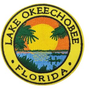 Cute-Patch Lake Okeechobee National Park Florida Embroidered Iron on Patch Small Gifts