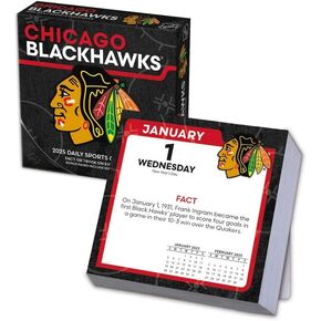 TURNER SPORTS Chicago Blackhawks 2025 Box Calendar (25998053084)