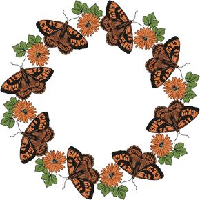 Sizzix Clear Stamps Set – Nature Butterflies by Lisa Jones