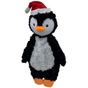 Pet Lou Christmas Floppy Penguin, 19-inch Height, Pet Toys Supplies