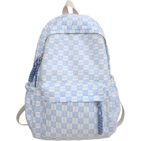 Y2K Aesthetic Women Backpack Kawaii Cute Backpack Preppy Backpack 17.3 inch Laptop College Backpack Pink