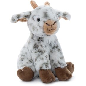 The Petting Zoo Goat Stuffed Animal Plushie, Gifts for Kids, Wild Onez Farm Animals, Goat Plush Toy 12 inches