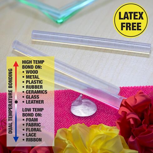 BAZIC Hot Melt Glue Sticks Dual Temp Full Size 3.9" x 0.43", All Purpose Industrial Glue Stick, Quick Repair Home Improvement Crafts (10/Pack), 1-Pack in Saudi Arabia