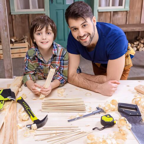280 Pieces Balsa Wood Strips 1/8 x 1/8 x 12 Inch Balsa Wood Sticks Square Wooden Dowels Wood Dowel Rods Unfinished Wood Strips for Crafting Projects Models Making Supplies in Saudi Arabia