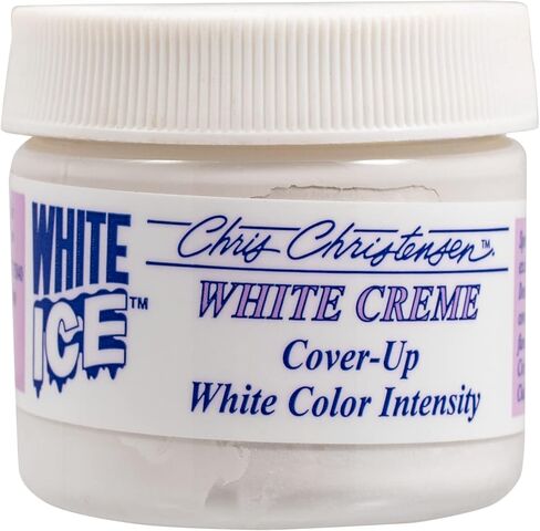 كريس كريستنسن آيس كريم كوفر أب، مستحضرات تجميل للكلاب، العريس مثل المحترفين، ليس زيتيًا أو ثقيلًا، تصبغ كثيف، كريم تغطية، صنع في الولايات المتحدة الأمريكية، أبيض 2.5 أونصة in Kuwait