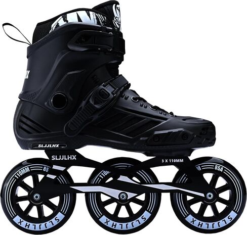 3 Wheels Inline Skates for Men Women, Professional Roller Skates for Male Female,High Performance Adult Speed Skates with 110MM Wheels in Kuwait