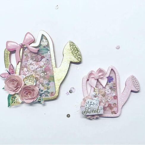 KSCRAFT Watering Can Shaker Metal Cutting Dies Stencils for DIY Scrapbooking/Photo Album Decorative Embossing DIY Paper Cards in Saudi Arabia