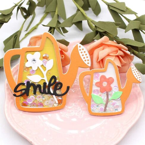 KSCRAFT Watering Can Shaker Metal Cutting Dies Stencils for DIY Scrapbooking/Photo Album Decorative Embossing DIY Paper Cards in Saudi Arabia
