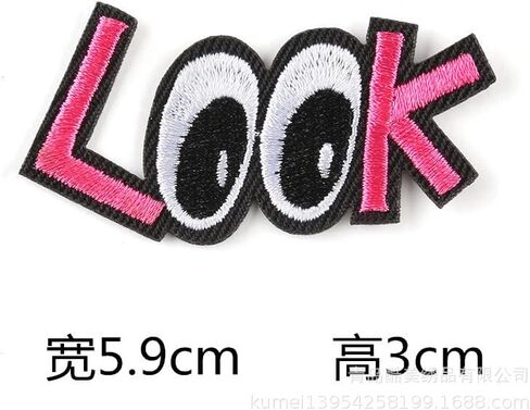 Cute Embroidered Eyes Patches, Bundle 9 Pieces Funny All See You Eye Iron On Sew On Patches for Clothes Jacket Jeans Bags Hats Shoes Backpacks in Saudi Arabia