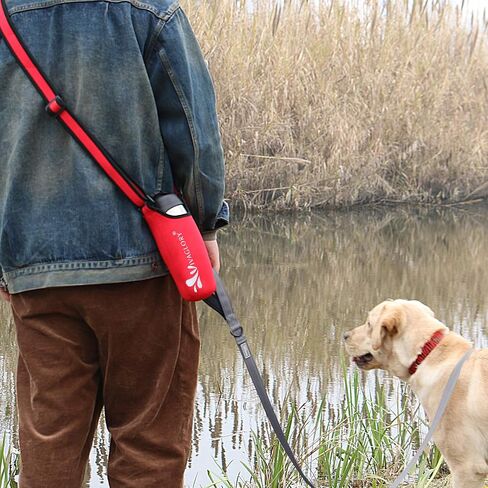 VIVAGLORY 25oz Stainless Steel Water Bottle & Neoprene Bottle Carrier Combo, Dog Drinking Bottles and Water Bottle Holder, Great for Hiking & Traveling with Pets in Saudi Arabia