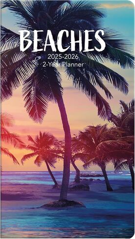 Turner Photographic Beaches 2025 Photo 2-Year Pocket Planner - Pf (25998961009) in Saudi Arabia