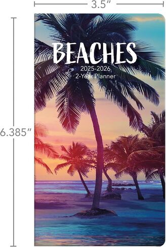 Turner Photographic Beaches 2025 Photo 2-Year Pocket Planner - Pf (25998961009) in Saudi Arabia