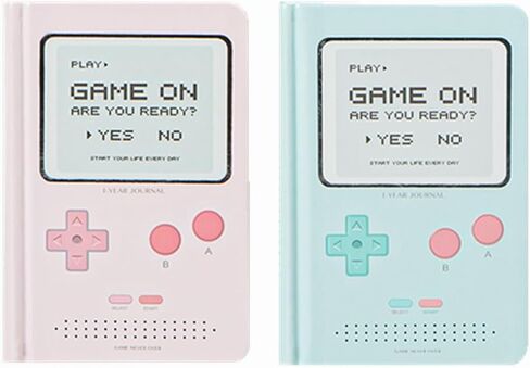 Undated Daily Planner 365 Days Notebook Game Design Pocket Organizer Appointment Book Journal Notebook A6 mini Cute Diary (Purple) in Saudi Arabia