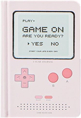 Undated Daily Planner 365 Days Notebook Game Design Pocket Organizer Appointment Book Journal Notebook A6 mini Cute Diary (Purple) in Saudi Arabia