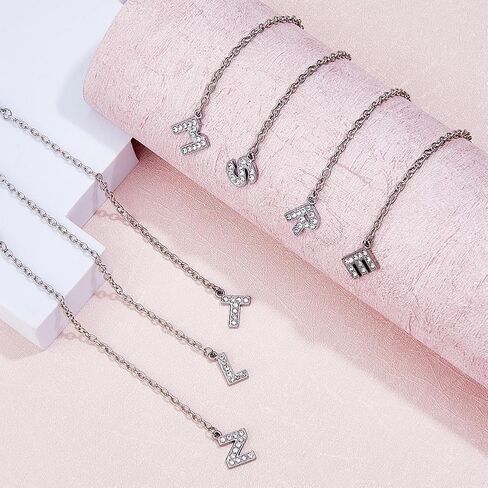 SUPERFINDINGS 26Pcs Cup Handle Charm Letter A-Z Handle Pendant Chains Decorations with Lobster Claw Clasp Name Id Long Alphabet Hanging Charm for Cups Bags,15.8cm in Saudi Arabia