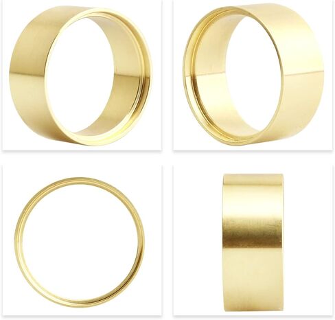 مشبك حلقي داخلي لعجلة الخرز 1.0 من النحاس من HobbyPark لـ 1/18 Traxxas TRX4M مع فواصل سداسية للعجلة ممتدة 6 مم in Kuwait