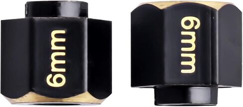 مشبك حلقي داخلي لعجلة الخرز 1.0 من النحاس من HobbyPark لـ 1/18 Traxxas TRX4M مع فواصل سداسية للعجلة ممتدة 6 مم in Kuwait