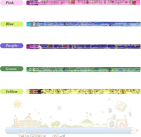 Halloween Pencils for Kids Bulk Color Changing Pencil Wooden Pencil Heat Activated Mood Pencil Assorted Color Thermochromic Pencils with Eraser for Kids Party(15 Pieces) in Saudi Arabia