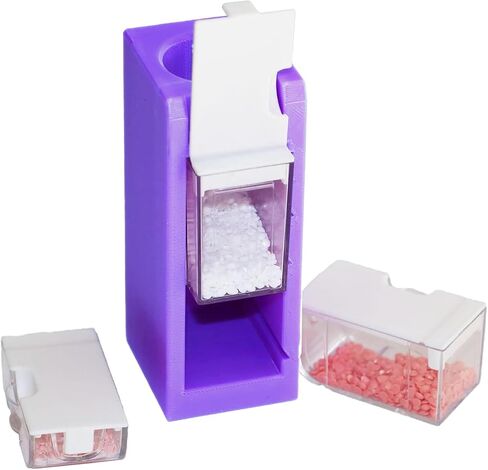 Diamond Painting Organizer,Diamond Painting Funnel for Elizabeth Ward Bead Storage Containers,Portable Diamond Art Funnel for Easy Transfer, Diamond Painting Accessories (Purple) in Kuwait