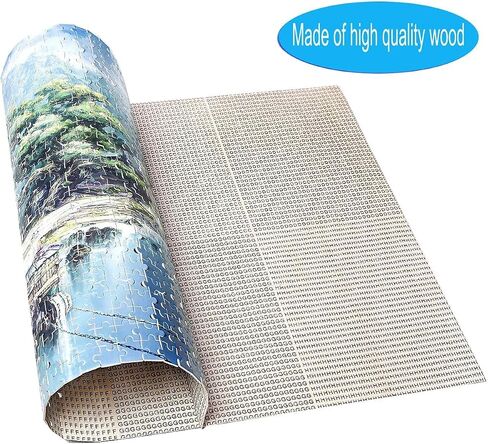 1000 Pieces Puzzle for Adults, Wooden Puzzles 29.5 x 19.7 in,Bookshelf Canal in Saudi Arabia