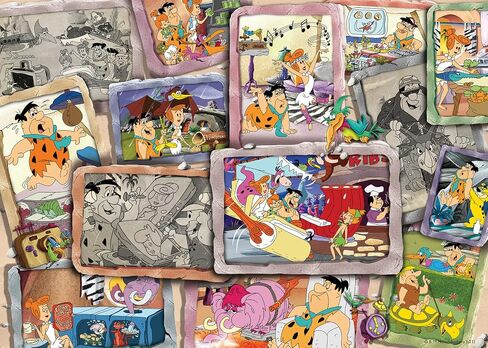 Ravensburger The Flintstones 1000 Piece Jigsaw Puzzle for Adults - 16924 - Every Piece is Unique, Softclick Technology Means Pieces Fit Together Perfectly in Saudi Arabia