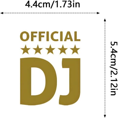 مجموعة 123 قطعة من ملصقات DJ، ملصقات لاصقة جمالية من الفينيل مضادة للماء لزجاجة المياه، والكمبيوتر المحمول، والهاتف، ولوح التزلج، وسجل القصاصات، ومصد للأطفال والمراهقين والبالغين من أجل ديكور الحفلات in Kuwait