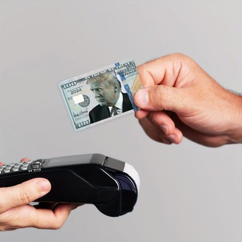 غلاف بطاقة الائتمان، غلاف بطاقة الخصم Hundred Dollar Trump، Debit، Credit، قطعتان من غطاء البطاقة بدون فقاعات، نحيف، مقاوم للماء، ملصق بطاقة الائتمان قابل للإزالة ومضاد للتجاعيد in Saudi Arabia