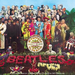The Beatles SGT Pepper Album Sticker