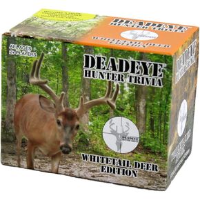 Deadeye Whitetail Deer Hunter Trivia Card Game